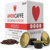 Amorcaffe 100 Coffee Capsules Pods Compatible with Lavazza A Modo Mio Intenso Special - Flores - Alta Mogiana view 1