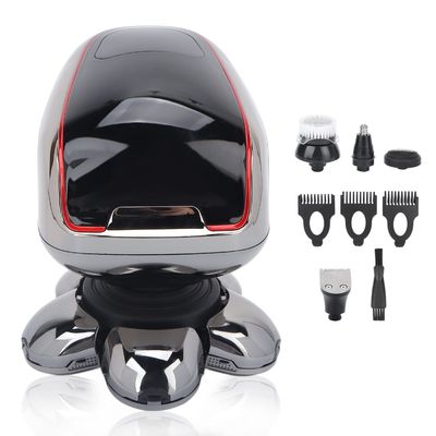 6D Portable Multifunctional Electric Shaver 5 in 1 Multifunctional Men's Rechargeable Shaver Light Head Shaver Trimmer Beauty Set