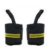 WILLWA 1 Pair Adjustable Bandages Weightlifting Wristbands Wrist Protector Brace Support Sports Grey (Color : YELLOW) view 1