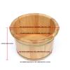 ADITAM Lazy Spa Foot Bath Handcrafted for Long-Lasting Insulation Pedicure Tub Comfortable and Durable Foot Spa for Men for Pedicure, Detox and Massage Double the comfort view 4