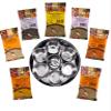 Offer Shop Indian Spices for Cooking with Stainless Steel Dabba with Clear Lid - 7 Authentic Kitchen Masala Powder | Perfect Cooking Gift view 2