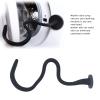 Ejoyous Washing Machine Door Prop, Universal Adjustable Washer Door Prop Magnetic Washing Machine Door Holder, Flexible Washer Door Stopper Prop for Front Load Washer (Black) view 4