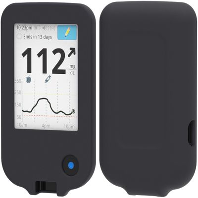 foto-kontor Case compatible with Abbott Freestyle Libre 3 Silicone Cover black
