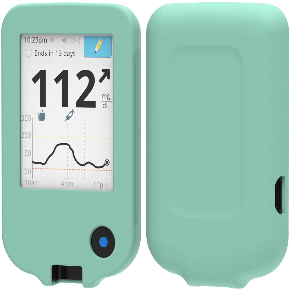 foto-kontor Case compatible with Abbott Freestyle Libre 3 Silicone Cover light green