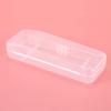 1 Pcs Travel Double Edge Storage Box Men Case Accessories Transparent Holder Storage Travel Plastic Case view 2