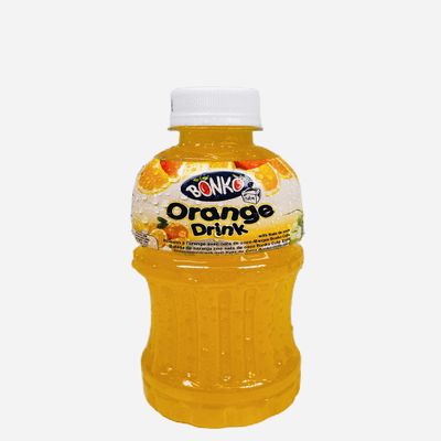 Bonko Just Drink Orange Drink with NATA de Coco 320ml (6 Bottles)
