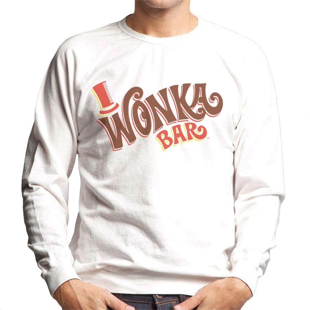All+Every Willy Wonka and The Chocolate Factory Wonka Bar Men's Sweatshirt