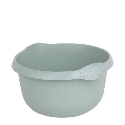10 Litre Capacity- 36cm Round Plastic Washing up Bowl For Kitchen Sink, Basin Organisation Basin Mixing, Washing Up Bowl Tidy Organizer Household (Silver Sage)