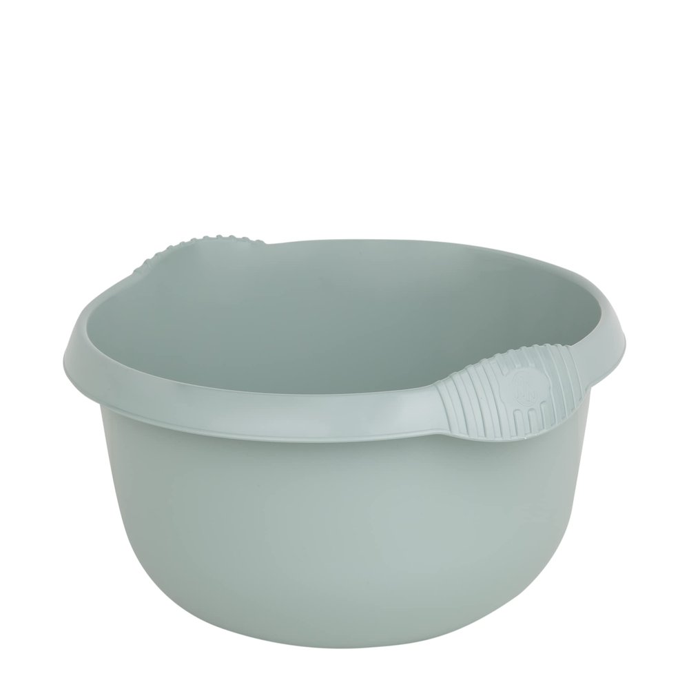 10 Litre Capacity- 36cm Round Plastic Washing up Bowl For Kitchen Sink, Basin Organisation Basin Mixing, Washing Up Bowl Tidy Organizer Household (Silver Sage)