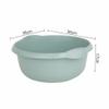 10 Litre Capacity- 36cm Round Plastic Washing up Bowl For Kitchen Sink, Basin Organisation Basin Mixing, Washing Up Bowl Tidy Organizer Household (Silver Sage) view 2