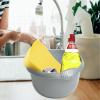 10 Litre Capacity- 36cm Round Plastic Washing up Bowl For Kitchen Sink, Basin Organisation Basin Mixing, Washing Up Bowl Tidy Organizer Household (Silver) view 4