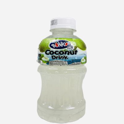 Bonko Just Drink Coconut Drink with NATA de Coco 320ml (6 Bottles)