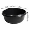 36cm Round 10 Litre Capacity- Plastic Washing up Bowl For Kitchen Sink, Basin Organisation Basin Mixing, Tidy Organizer Household- Midnight Dark Greyish (1) view 2