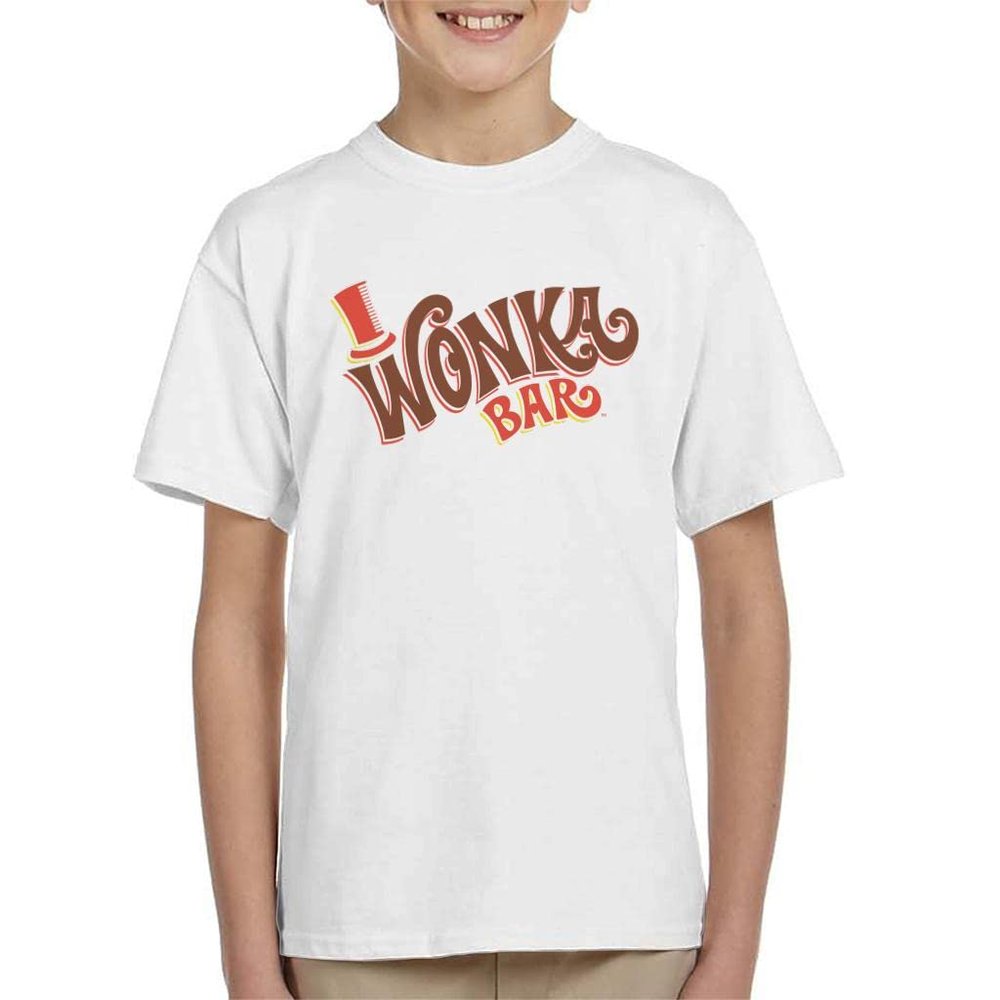 All+Every Willy Wonka and The Chocolate Factory Wonka Bar Kid's T-Shirt