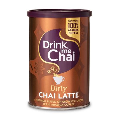 Drink Me Chai Dirty Chai Latte 200g | Just Add Water | Made with 100% Colombian Arabica Coffee (Pack of 1)