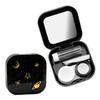 Jagowa Contact Lens Cases Travel Contact Lens Soaking Storage Case with Mirror Starry Shinny Portable Glasses Holder view 1