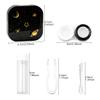 Jagowa Contact Lens Cases Travel Contact Lens Soaking Storage Case with Mirror Starry Shinny Portable Glasses Holder view 2