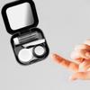 Jagowa Contact Lens Cases Travel Contact Lens Soaking Storage Case with Mirror Starry Shinny Portable Glasses Holder view 3