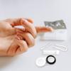 Jagowa Contact Lens Cases Travel Contact Lens Soaking Storage Case with Mirror Starry Shinny Portable Glasses Holder view 4