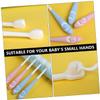 Kisangel 2pcs Boys and Girls Toothbrush Years Boy Girl Brush Fine Craftsmanship Cartoon Star Design Ultra-fine for Newborns view 2
