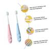 Kisangel 2pcs Boys and Girls Toothbrush Years Boy Girl Brush Fine Craftsmanship Cartoon Star Design Ultra-fine for Newborns view 3