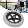 7 inch Replacement Front Wheels for Wheelchair, Rubber Wheelchair Spare Wheels Front Castor Wheels Disabled Anti-Slip Front Caster for Many Standard Wheelchairs Walkers view 1
