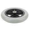 7 inch Replacement Front Wheels for Wheelchair, Rubber Wheelchair Spare Wheels Front Castor Wheels Disabled Anti-Slip Front Caster for Many Standard Wheelchairs Walkers view 4
