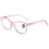 Lanomi Plastic Reading Glasses Blue Light Blocking Readers Women Mens Spring Hinges Anti Eyestrain Computer Eyeglasses Pink 3.5 view 1