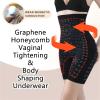 Hehimin Far Infrared Negative Oxygen Ion Fat Burning Tummy Control & Detox Bodysuit (Black) view 3