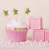 100 Pack Star Cupcake Toppers Birthday Party Cake Decorations Little Twinkle Stars Cake Topper Glitter Gold Star Cupcake Picks Baby Shower Wedding Engagement Bridal Shower Supplies Snack Decoration view 3