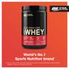 Optimum Nutrition Gold Standard 100% Whey Muscle Building and Recovery Protein Powder with Naturally Occurring Glutamine and BCAA Amino Acids, Delicious Strawberry Flavour, 10 Servings, 300g view 2