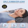 odfit Cervical Pillow for Pain Relief Sleeping | Memory Foam Neck Stretcher Pillows with Pillowcase | Neck Support Traction Relaxer for Relieve Muscle Tension Spine Alignment | for Bed & Travel view 2