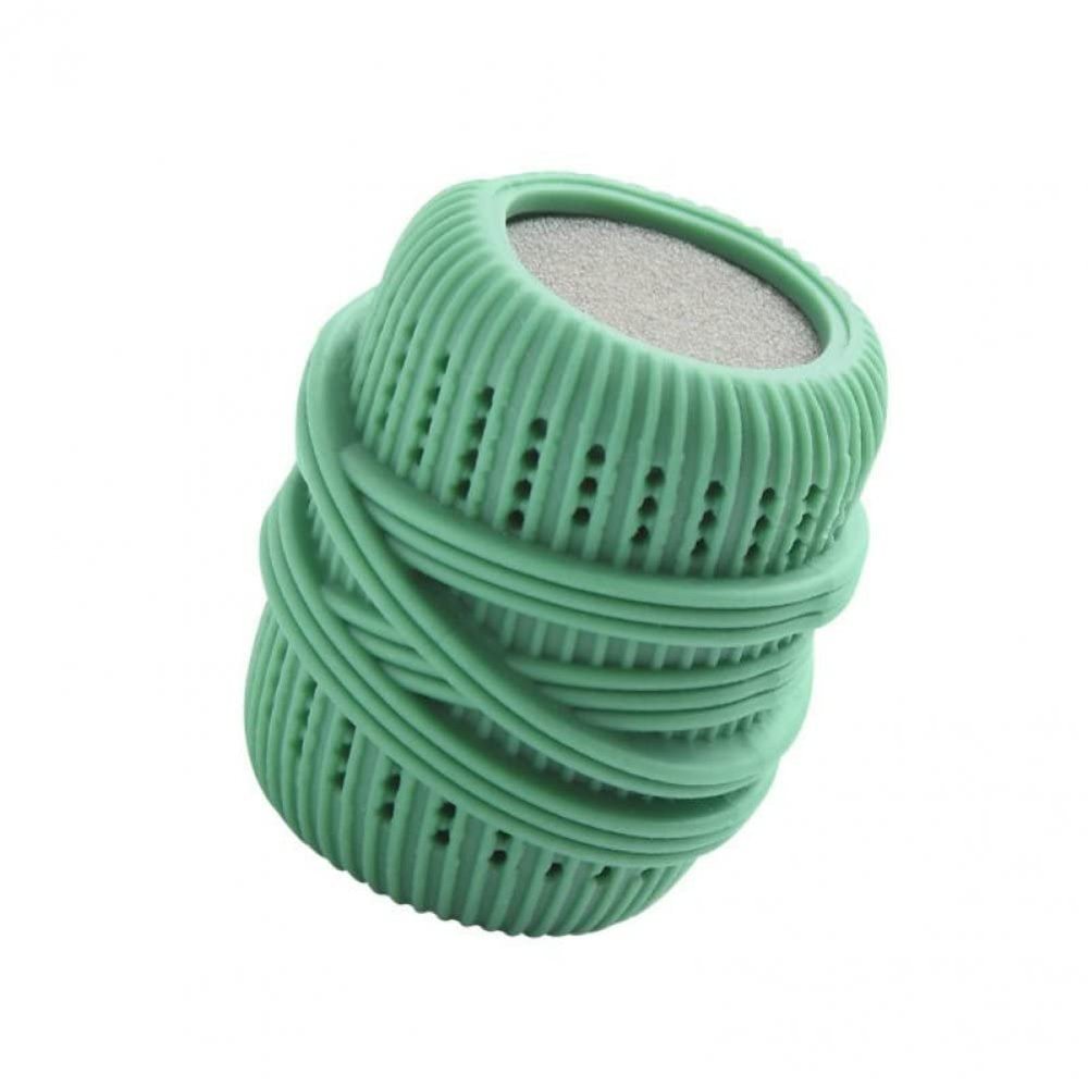 Clothes Washing Balls 2pcs Reusable Lint Remover Pet Hair Catcher for Laundry Washing Machine (green)