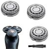 Suleto SH60 Replacement Head Blades Compatible with Phillip Series 6000 S6000 Replace Part Upgraded Shaving Head Men's Razor for Shaver S6880/81, S6810/82, S6850/85, S6xxx Series with Cleaning Brush view 1