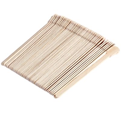 FOMIYES 200pcs Wooden Hair Removal Wax Applicator Stick Spatula for Waxing Disposable Waxing Spatulas for Salon and Home Use