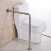 XOOPIT Bathroom Grab Bar Rail,Grab Bars Handle Safety Support Hand Rails, Bathroom Grab Bar Anti-Slip Grab Rails 304 Stainless Steel L right angle Towel Rails Safety Shower HandrailsToilet view 3