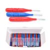 CADENABEAR interdental brushes 50pcs/lot Hygiene Dental Soft Floss Sticks Toothpick Teeth Cleaning Tooth Flossing Head Plastic Interdental Brush tooth floss