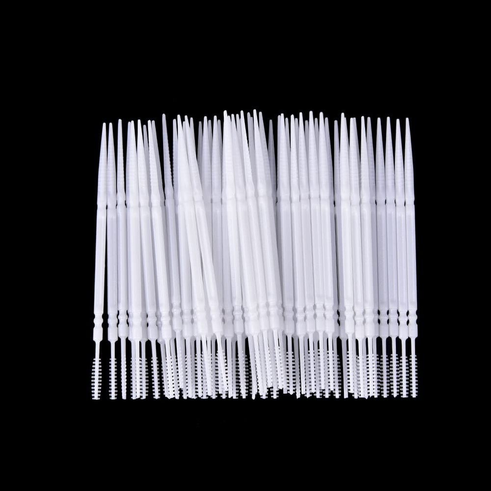 CADENABEAR interdental brushes 300pcs Flosser Toothpick Oral Hygiene Cleaner Stick Dental Flosser Tooth Brush ToothPicks Interdental Brush Teeth tooth floss