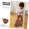 Happyyami Natural Palm-made Manual Broom for Boys and Girls Broom Cleaning Tool for Indoor Sweeping for Boy Girl's at Home Random Style view 3