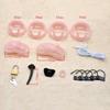 Chastity Device, Short Style Cbt Electro Sex E-Stim, Removable Urethral, Pink view 3