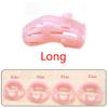 Chastity Device, Long Style Cbt Electro Sex E-Stim, Removable Urethral, Pink view 2