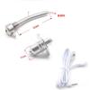 Chastity Device, Balls Cage Electro Sex E-Stim, Removable Urethral Tube (cage, Plug and Lead only), Transparent 45mm view 4