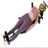 BDXZJ Cervical and Lumbar Traction Bed, Lumbar Traction Device, Spine Posture Corrector, Lumbar Stretcher Cervical for Lumbar Disc Herniation view 1