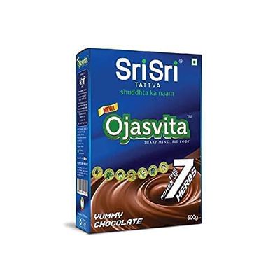 ECH Sri Sri Tattva Ojasvita Chocolate Powder - Drink Mix for Sharp Mind Healthy Body - 500 g.