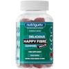 Happy Fibre (Inulin) Chicory Root Prebiotic Gummy | 3.8g Fibre | Mixed Berry Flavour | 60 Vegan Gummies | Gut Health and Digestive System Support by NUTRIGUMS view 1