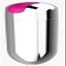 Strong Shock Waterproof Bullet Setting 10 Modes Pleasure Soft Toys for Women Men, Silicone Smooth Toys, Personal Bullet Massage Tool Mini Travel Small Size for Body Relax (Silver2) view 1