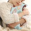 Doughnuts Hot Water Bottle with Fluffy Cover,2L Large Capacity,Prints Doughnuts Bottle Water Bag for Cosy Nights Relief Pain Back Neck and Shoulders view 2