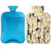 Daisy Hot Water Bottle with Fluffy Cover,2L Large Capacity,Daisy Flower Bottle Water Bag for Cosy Nights Relief Pain Back Neck and Shoulders view 1
