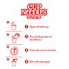 NISSIN Cup Noodles Spicy Hot Chilli Flavoured Instant Noodles, 64 g Pot (Pack of 8) view 3