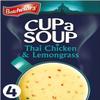 Batchelors Cup a Soup Thai Chicken & Lemongrass Instant Soup, 4 Sachets Per 88 g Box (Total 9 Boxes = 36 Sachets) view 1